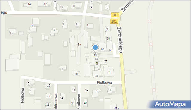 Kosakowo, Żeromskiego Stefana, 61, mapa Kosakowo