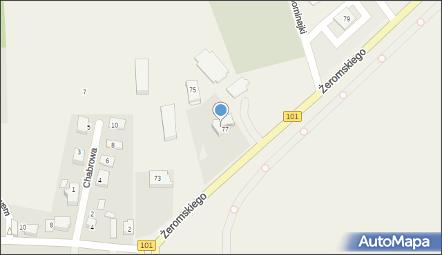Kosakowo, Żeromskiego Stefana, 75, mapa Kosakowo