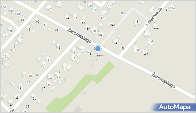 Krapkowice, Żeromskiego Stefana, 75, mapa Krapkowice