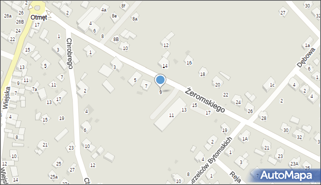 Krapkowice, Żeromskiego Stefana, 9, mapa Krapkowice