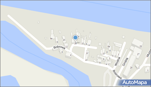 Krosno Odrzańskie, Żeromskiego Stefana, 16, mapa Krosno Odrzańskie