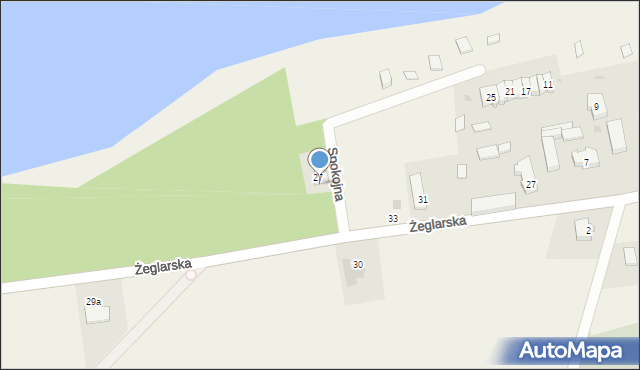 Laskowo, Żeglarska, 35, mapa Laskowo