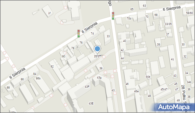 Łódź, Żeligowskiego Lucjana, gen., 35/37, mapa Łodzi