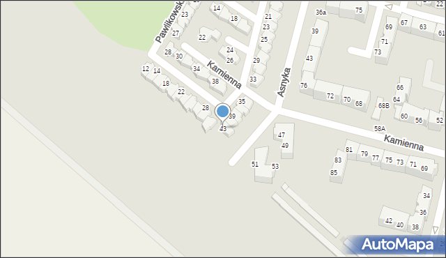 Lubin, Żeromskiego Stefana, 43, mapa Lubin