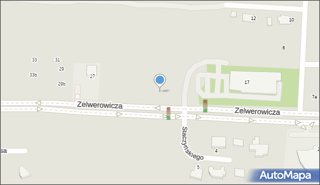 Lublin, Zelwerowicza Aleksandra, 21, mapa Lublina