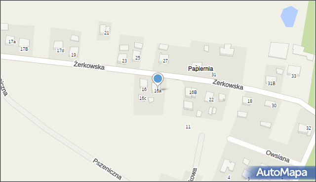 Nowe Miasto nad Wartą, Żerkowska, 16a, mapa Nowe Miasto nad Wartą
