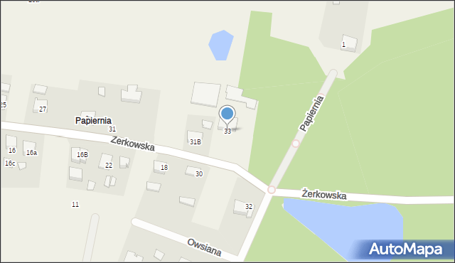 Nowe Miasto nad Wartą, Żerkowska, 33, mapa Nowe Miasto nad Wartą