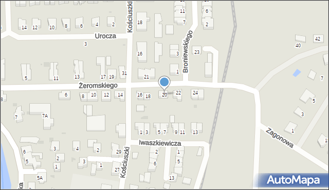 Nowy Dwór Gdański, Żeromskiego Stefana, 20, mapa Nowy Dwór Gdański