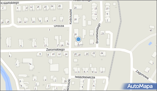 Nowy Dwór Gdański, Żeromskiego Stefana, 21, mapa Nowy Dwór Gdański