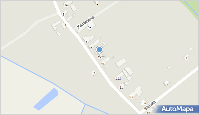 Opole, Żerkowicka, 7a, mapa Opola