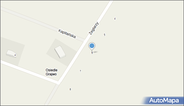 Osiedle Grajwo, Żeglarzy, 6, mapa Osiedle Grajwo