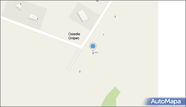 Osiedle Grajwo, Żeglarzy, 8, mapa Osiedle Grajwo