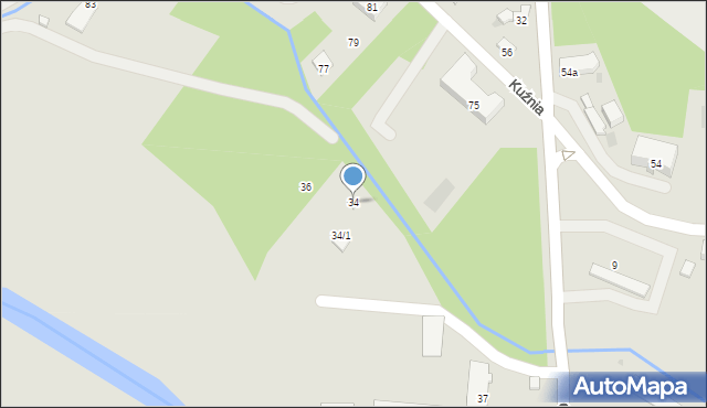 Ostrowiec Świętokrzyski, Żeromskiego Stefana, 34, mapa Ostrowiec Świętokrzyski