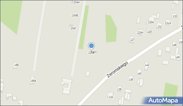 Otwock, Żeromskiego Stefana, 225B, mapa Otwock