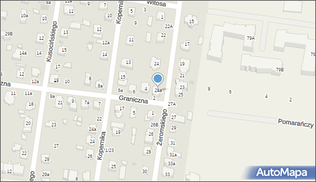 Ożarów Mazowiecki, Żeromskiego Stefana, 24a, mapa Ożarów Mazowiecki