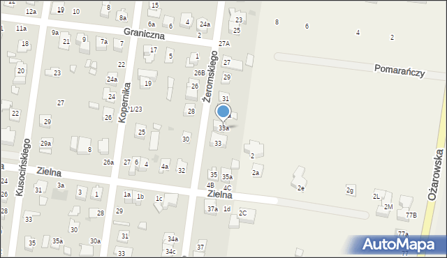 Ożarów Mazowiecki, Żeromskiego Stefana, 33a, mapa Ożarów Mazowiecki