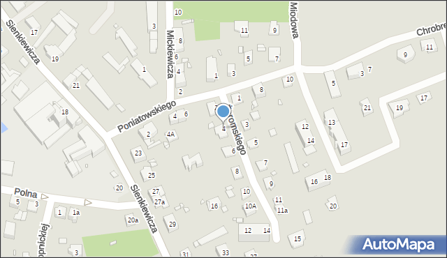 Paczków, Żeromskiego Stefana, 4, mapa Paczków