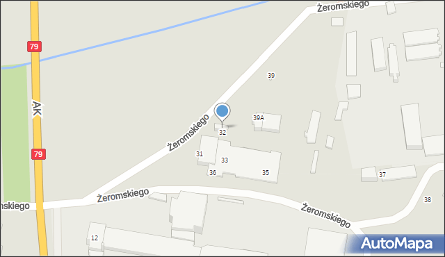 Piaseczno, Żeromskiego Stefana, 34, mapa Piaseczno
