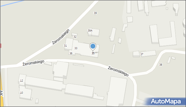 Piaseczno, Żeromskiego Stefana, 35, mapa Piaseczno