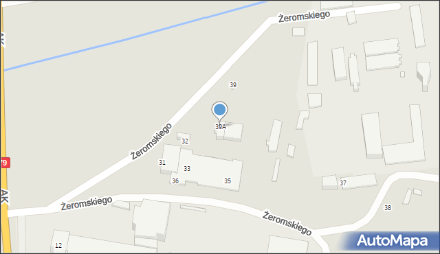 Piaseczno, Żeromskiego Stefana, 39A, mapa Piaseczno