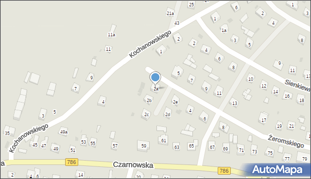 Piekoszów, Żeromskiego Stefana, 2a, mapa Piekoszów