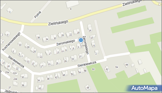 Połaniec, Żeromskiego Stefana, 1, mapa Połaniec