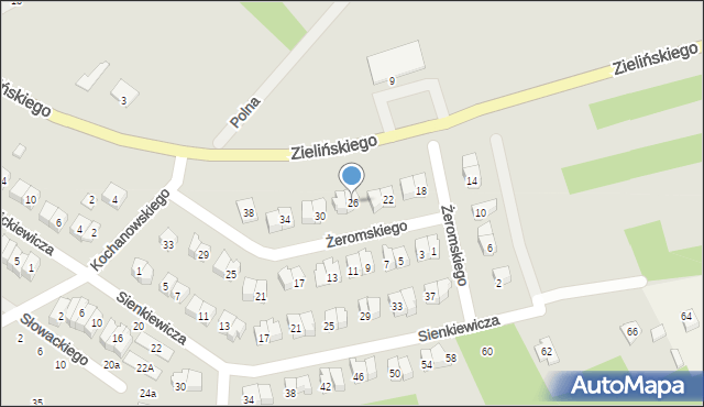 Połaniec, Żeromskiego Stefana, 26, mapa Połaniec