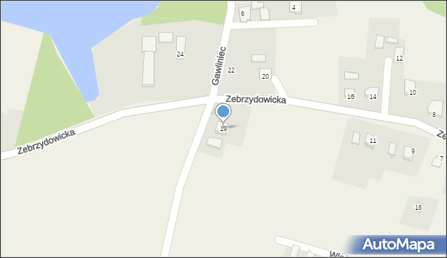 Pruchna, Zebrzydowicka, 19, mapa Pruchna