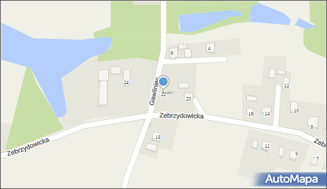Pruchna, Zebrzydowicka, 22, mapa Pruchna
