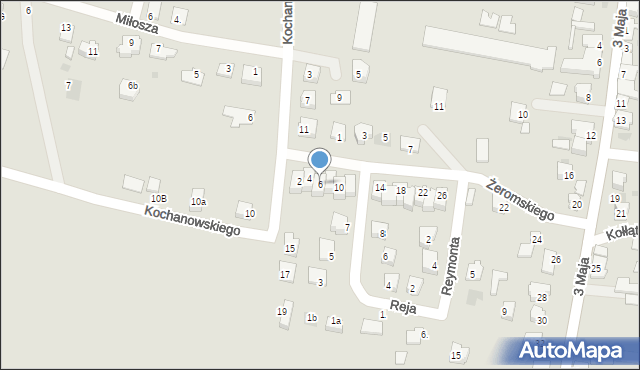 Radymno, Żeromskiego Stefana, 6, mapa Radymno