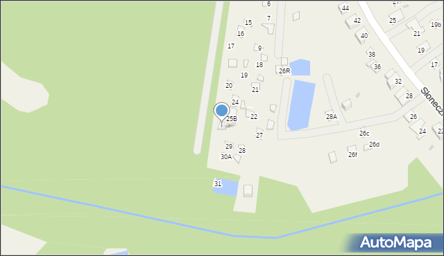 Radzyń, Żeglarska, 26A, mapa Radzyń