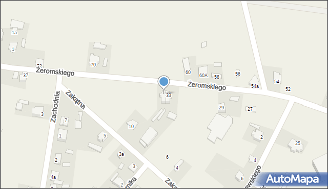 Rogów, Żeromskiego Stefana, 35, mapa Rogów