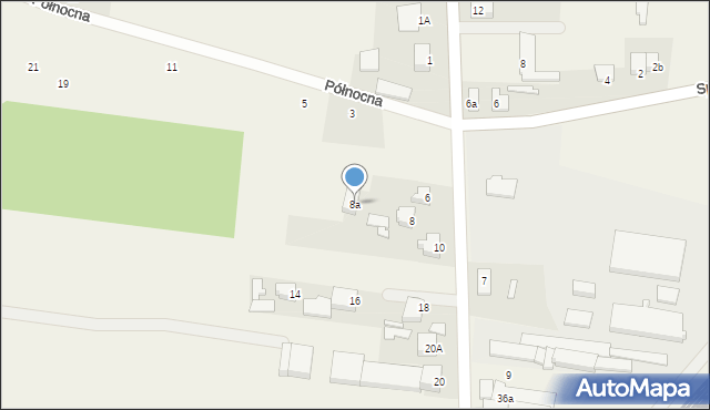 Rogów, Żeromskiego Stefana, 8a, mapa Rogów