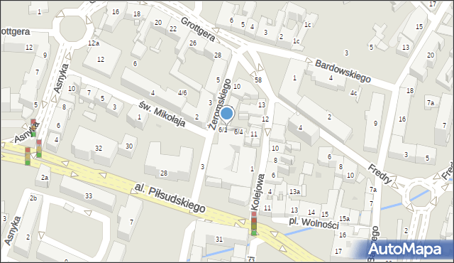 Rzeszów, Żeromskiego Stefana, 6/2, mapa Rzeszów