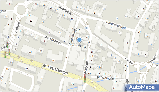 Rzeszów, Żeromskiego Stefana, 6/4, mapa Rzeszów