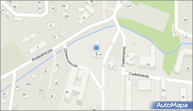 Rzeszów, Zelwerowicza Aleksandra, 2a, mapa Rzeszów