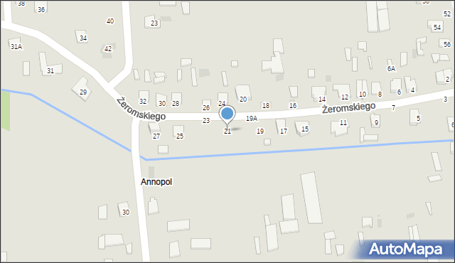 Siemiatycze, Żeromskiego Stefana, 21, mapa Siemiatycze