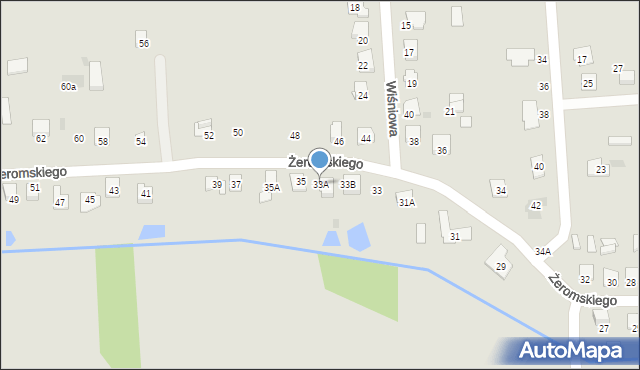 Siemiatycze, Żeromskiego Stefana, 33A, mapa Siemiatycze