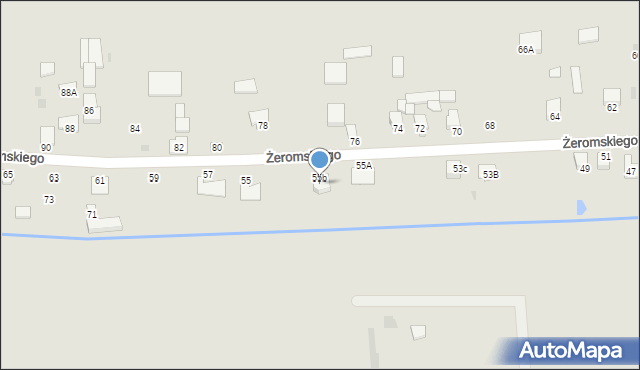 Siemiatycze, Żeromskiego Stefana, 61, mapa Siemiatycze