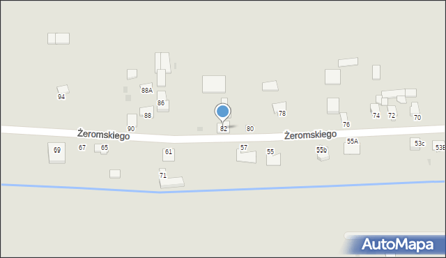 Siemiatycze, Żeromskiego Stefana, 82, mapa Siemiatycze