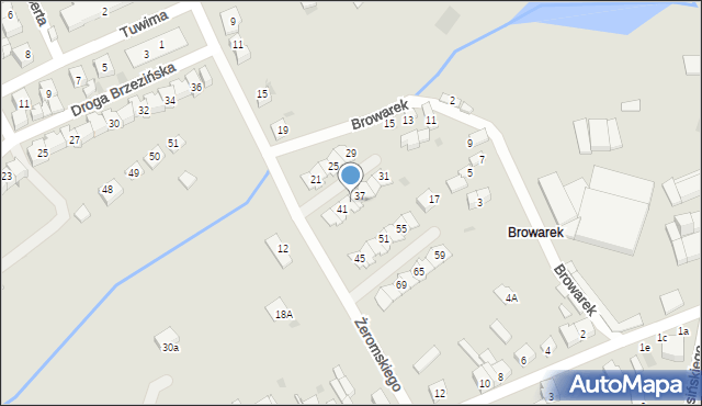 Sieradz, Żeromskiego Stefana, 39, mapa Sieradz