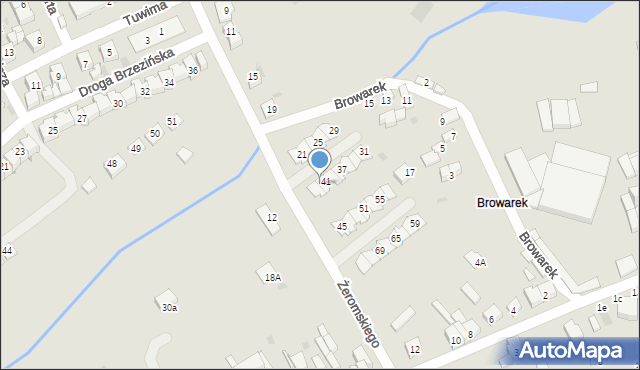 Sieradz, Żeromskiego Stefana, 43, mapa Sieradz