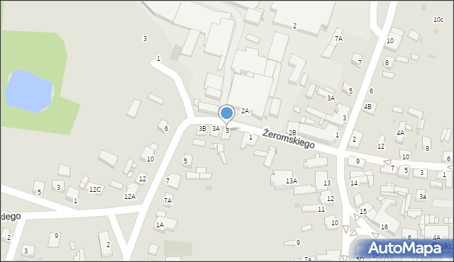 Sierpc, Żeromskiego Stefana, 3, mapa Sierpc