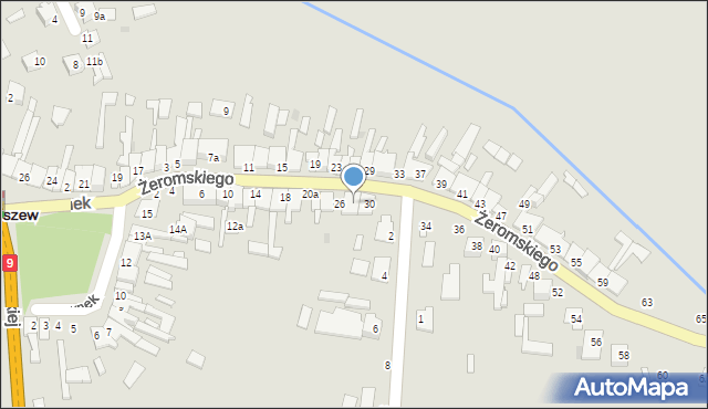 Skaryszew, Żeromskiego Stefana, 28, mapa Skaryszew