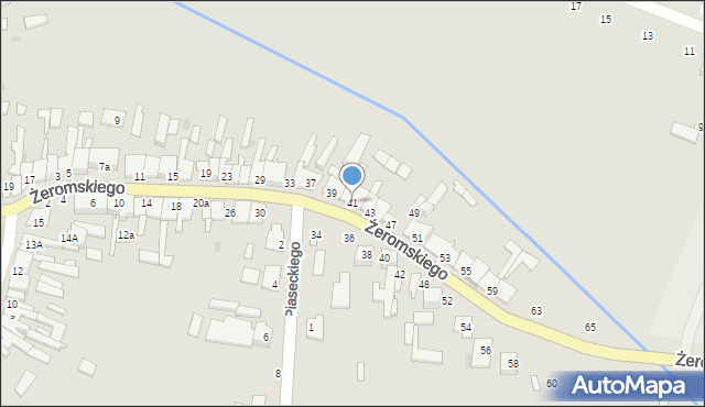 Skaryszew, Żeromskiego Stefana, 41, mapa Skaryszew