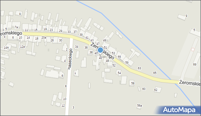 Skaryszew, Żeromskiego Stefana, 42, mapa Skaryszew