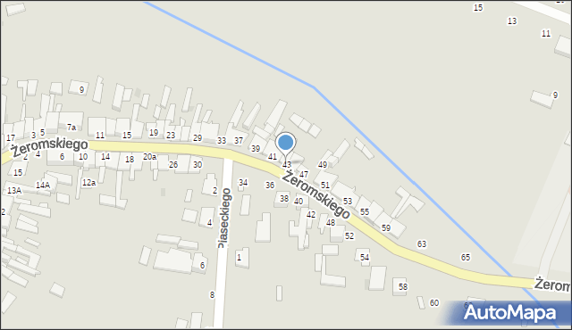 Skaryszew, Żeromskiego Stefana, 43, mapa Skaryszew