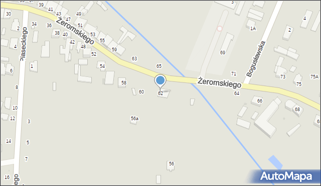 Skaryszew, Żeromskiego Stefana, 62, mapa Skaryszew