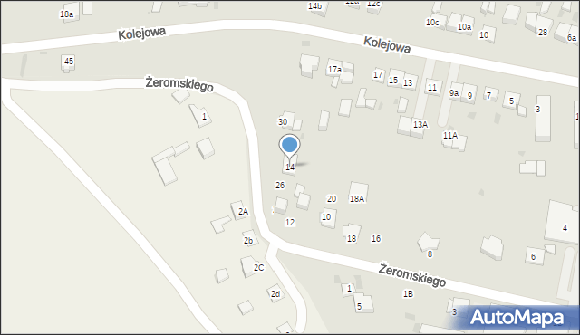 Słomniki, Żeromskiego Stefana, 14, mapa Słomniki