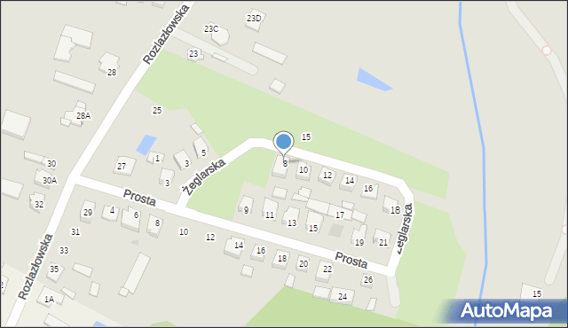 Sochaczew, Żeglarska, 8, mapa Sochaczew